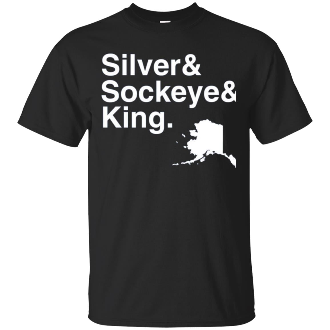 Fishingtee Salmon Shirt; Four Species Helvetica For Alaska Best Gifts Tee T-shirt For 