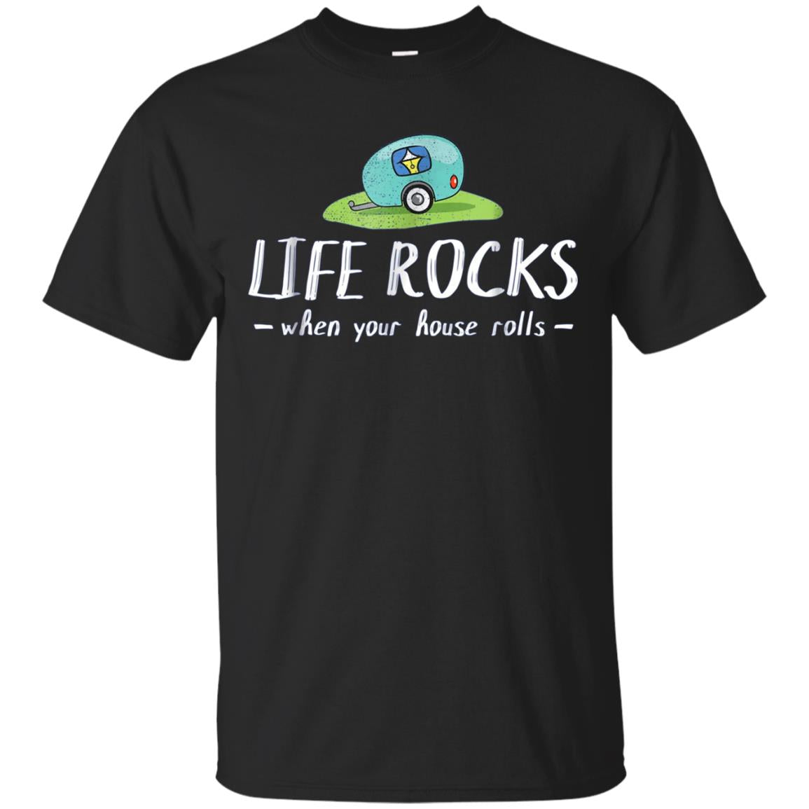 Funny Rv Life Camping T-shirt Rv Life Rocks