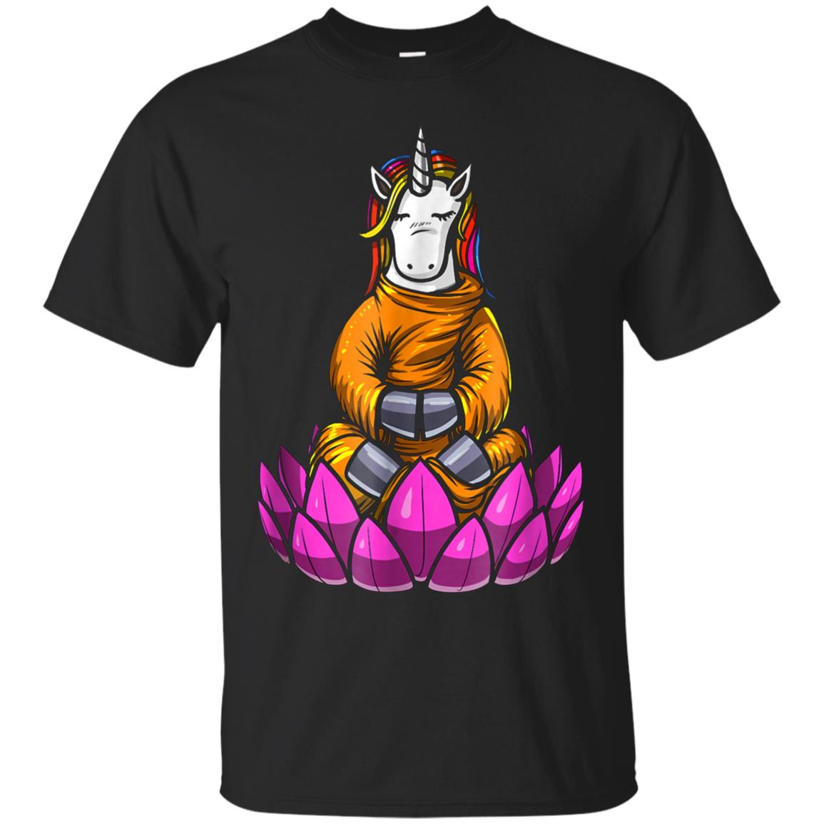 Unicorn Buddha Lotus Zen Yoga Meditation T-shirt