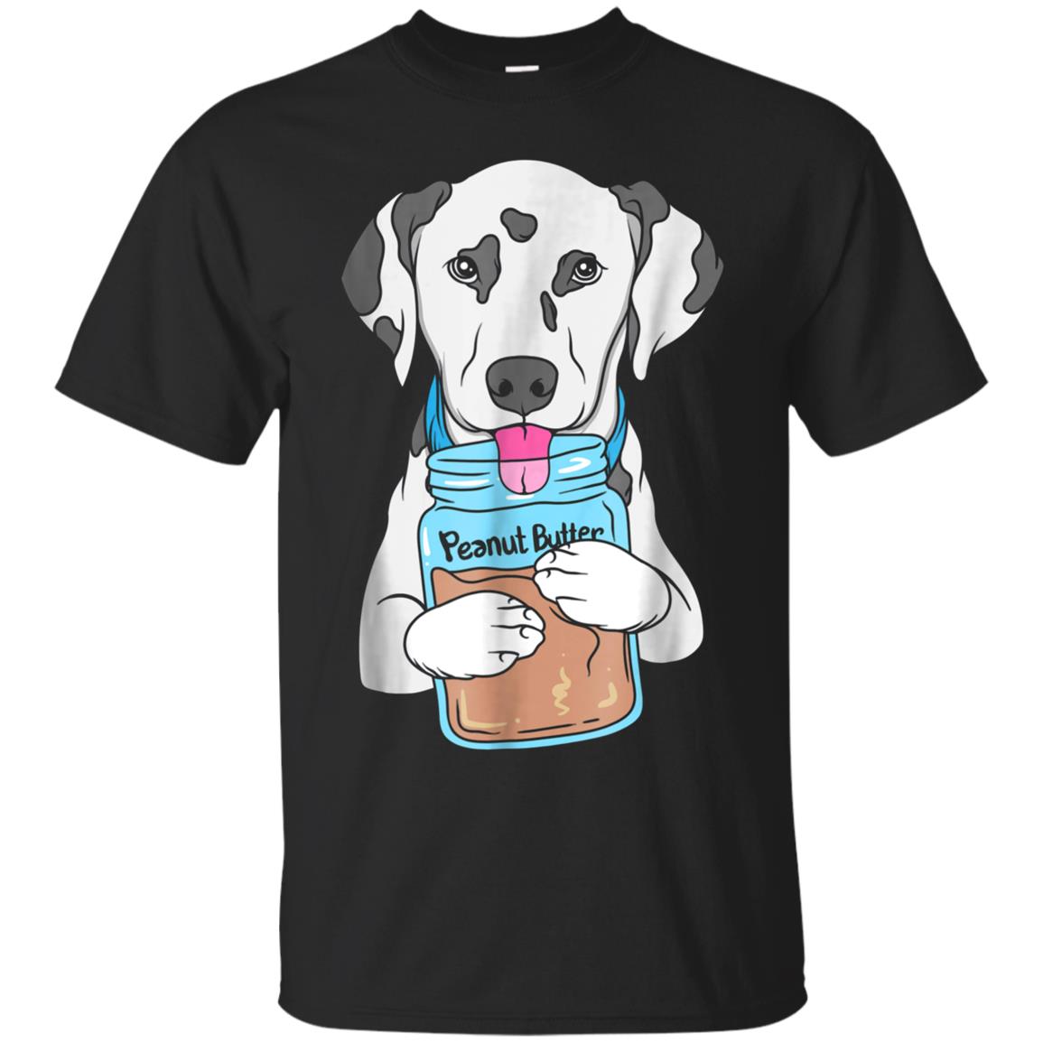 Funny Dalmatian Dog Lover Mom Dad Apparel Food Shirt