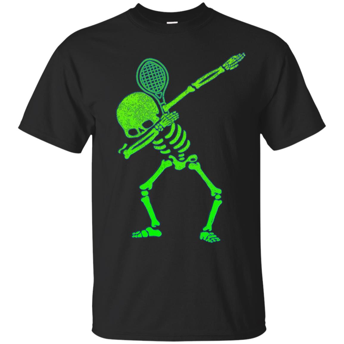 Dabbing Skeleton Tennis Dab T-shirt