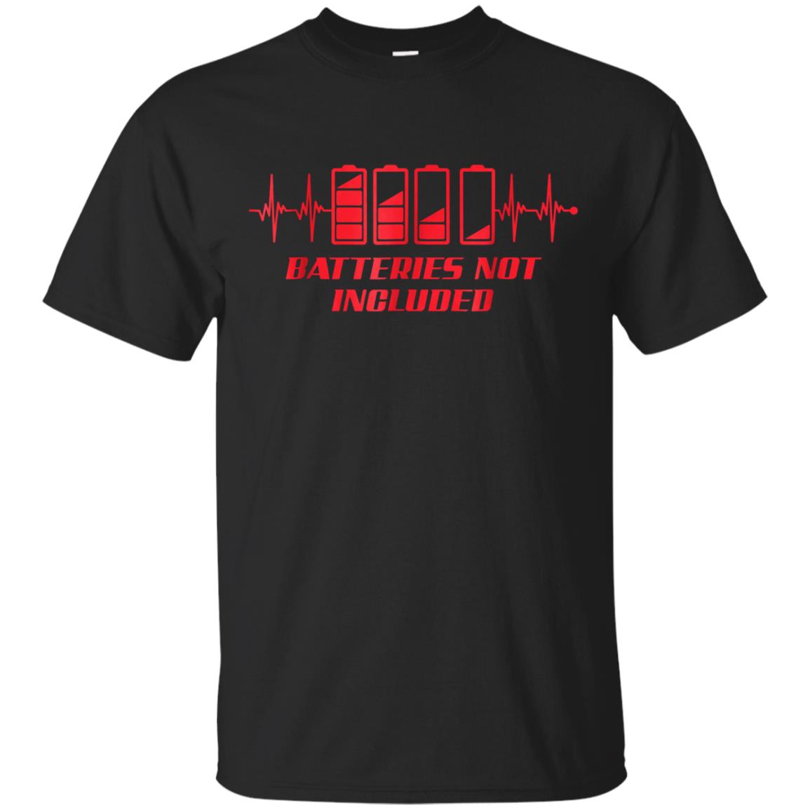 Funny Batteries Not Included Energy Levels Dad Mom T Shirt