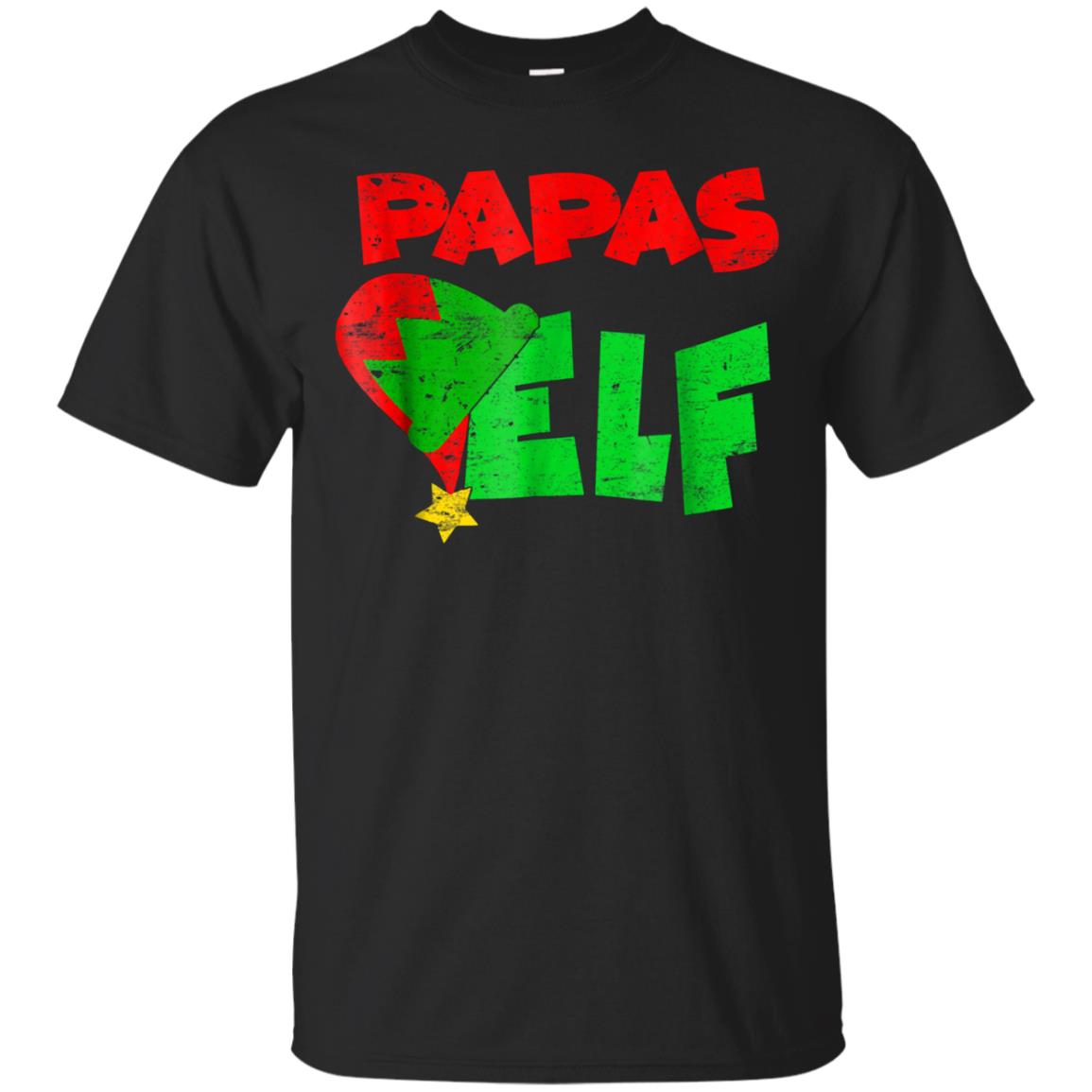 Papas Elf Xmas Matching Holiday Season Christmas T Shirt