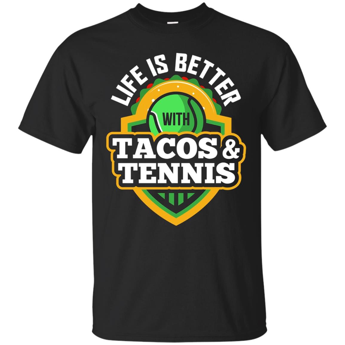 Funny Tennis And Tacos T-shirt Tennis Player Fan Gift Shirt