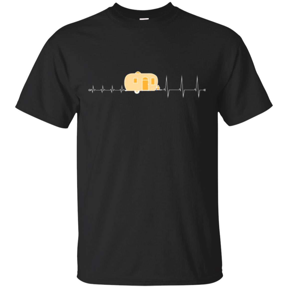 Camping Heartbeat T Shirt