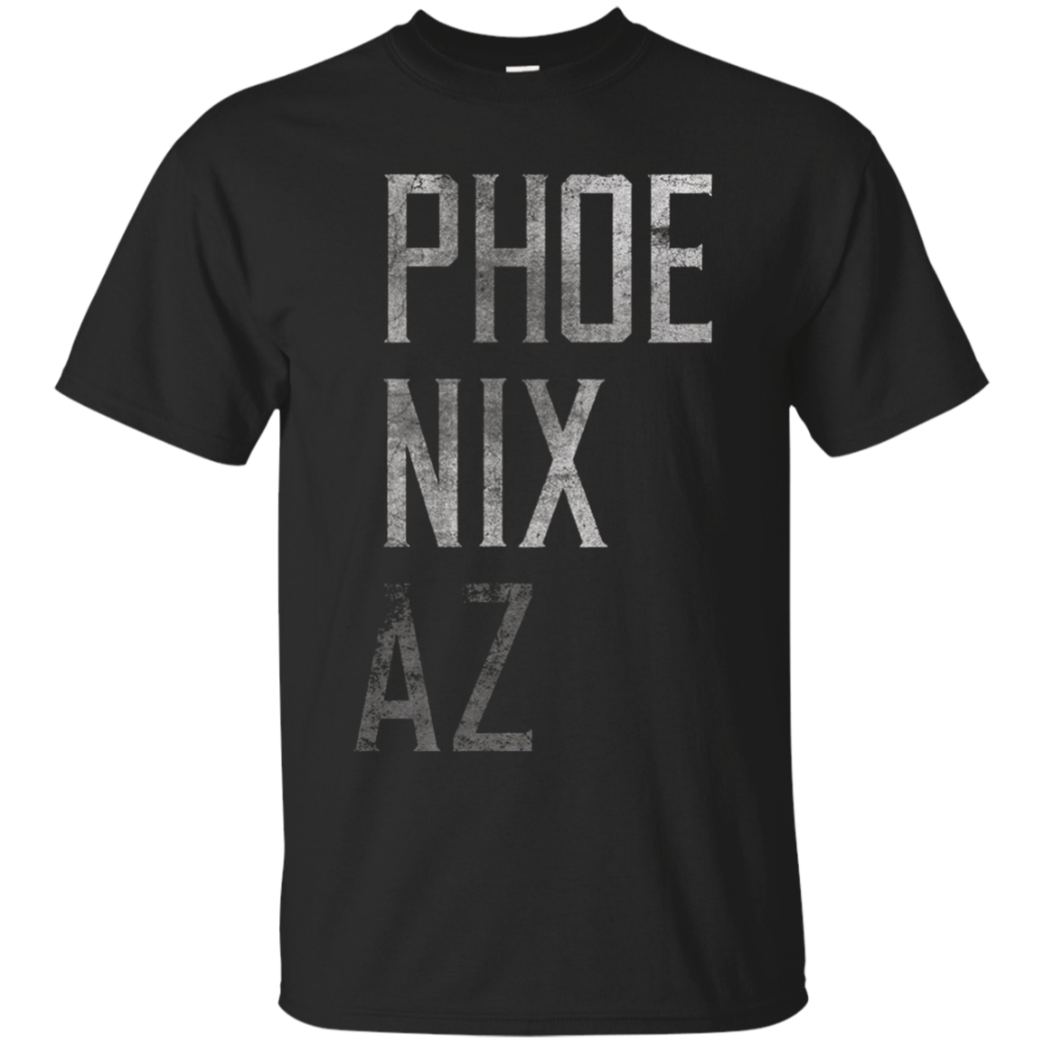 Phoenix Arizona Az Distressed City Grunge Dark T-shirt Tee