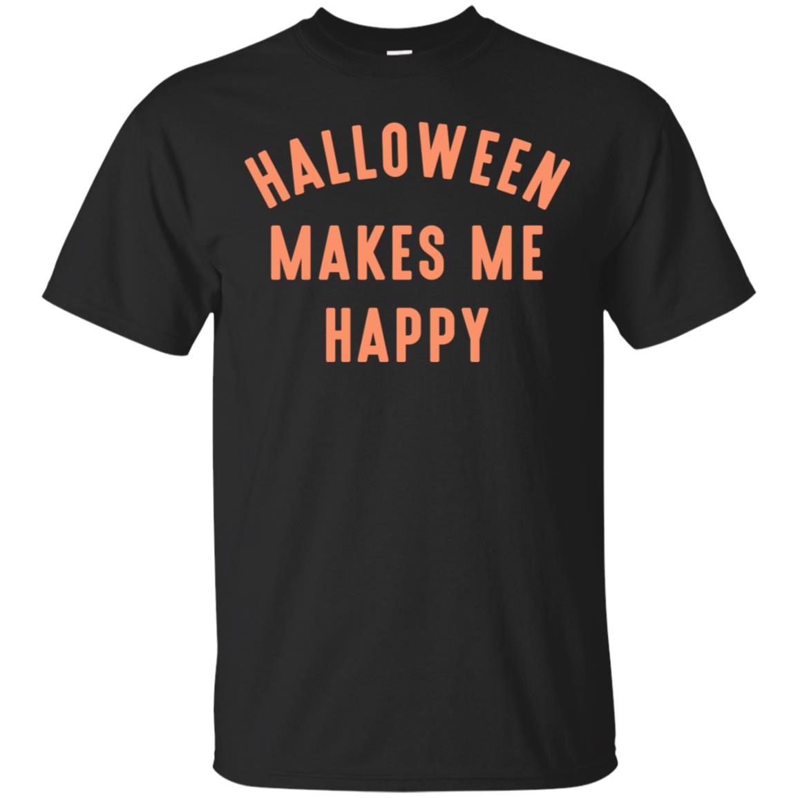 Well Worn Halloween Makes Me Happy T Shirt