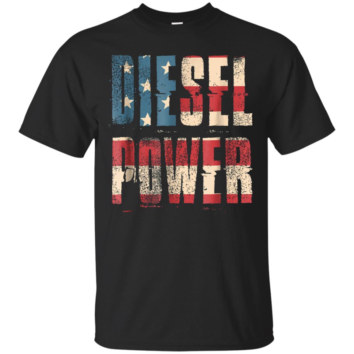 Diesel Power Flag Truck Turbo Mechanic T Shirt