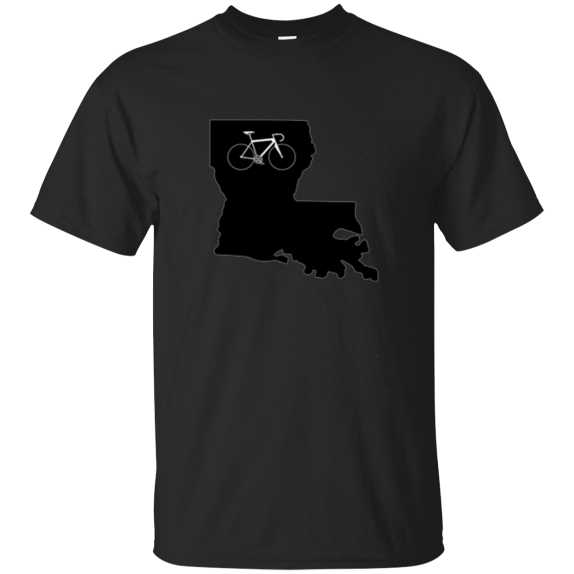 2018 Louisiana Bicycle Shirt, Cyclist Tee, State Road Bike