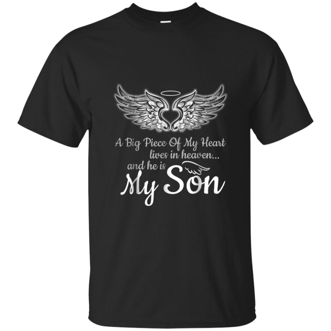 A Big Piece Of My Heart She Is My Son Guardian Angel T Shirt