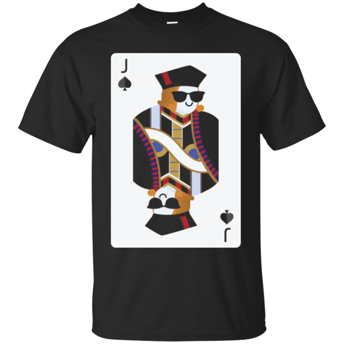 Jack Of Sunglasses Poker Card Emoji Shirt Tee