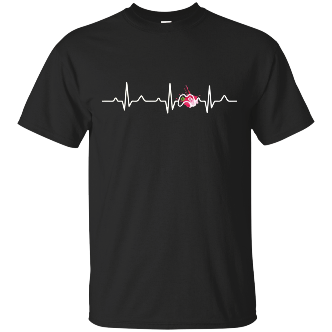 Heartbeat Video Game Lover Gift T-shirt