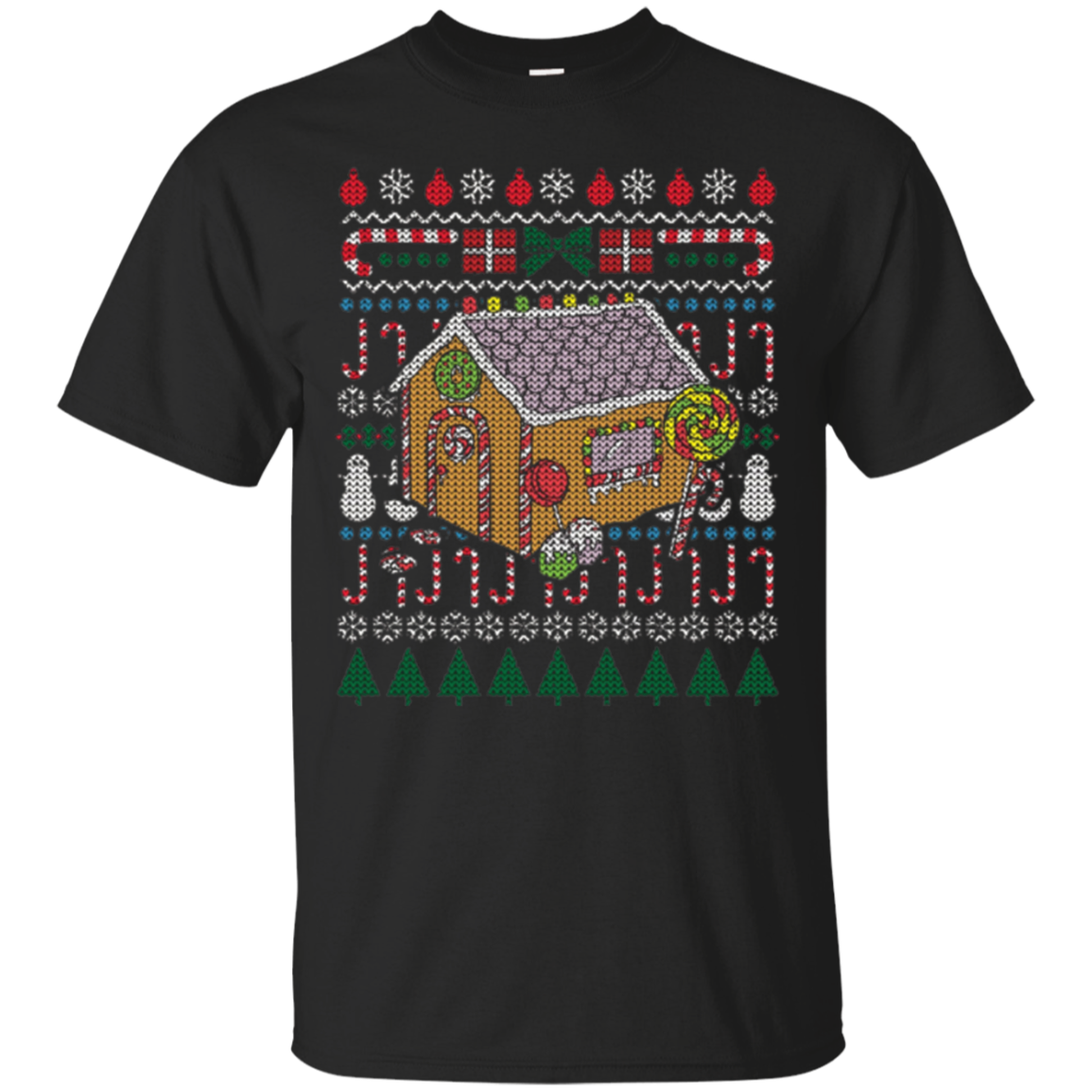 Gingerbread House Shirt Ugly Christmas Tee