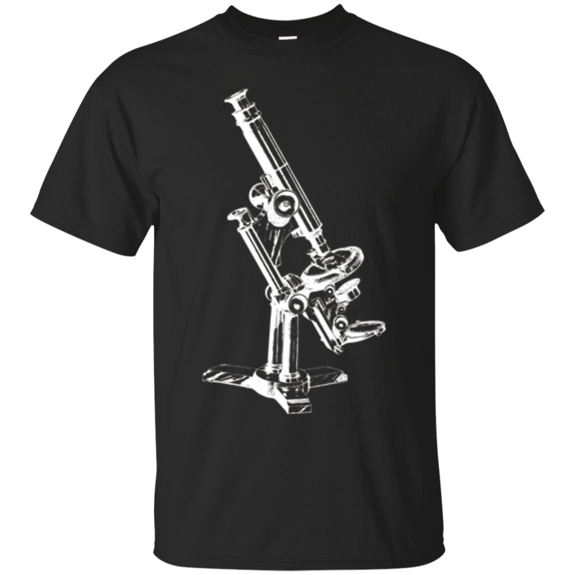 Vintage Microscope T-shirt, Microbiology Scientist Science