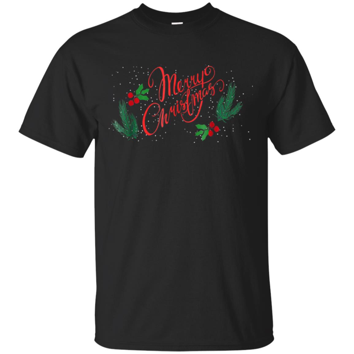 Merry Christmas Snowflakes T Shirt