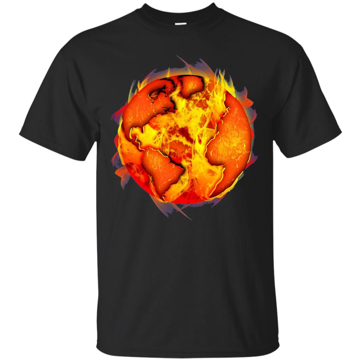 Hot Planet Earth Climate Change Warming Gift T-shirt