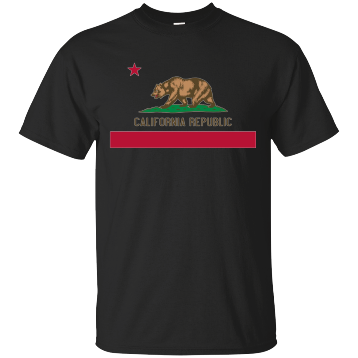 2018 California Republic State Flag T-shirt