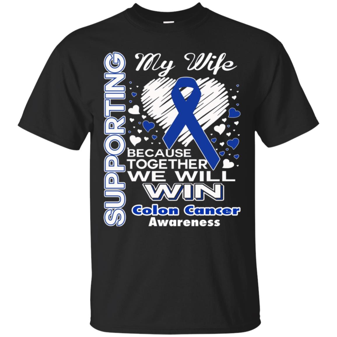 Supporting My Wife - Colon Cancer Awareness Shirt