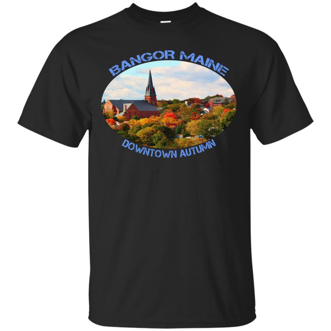 Bangor Maine Pine Tree State Autumn T Shirt