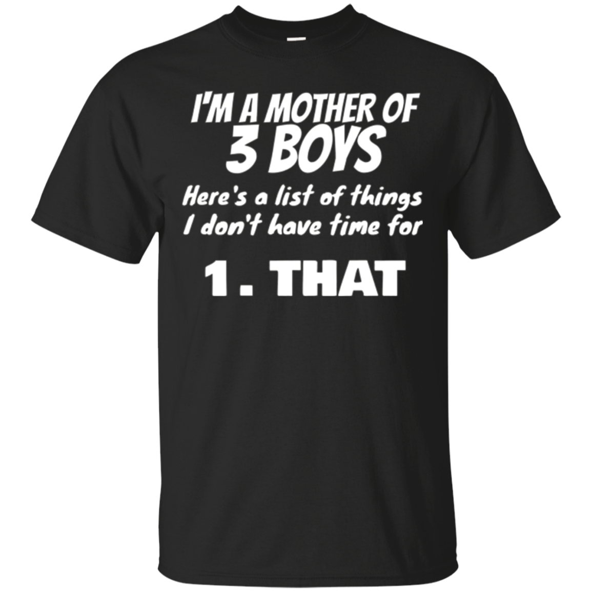 Mother Of 3 Sahm Stressed Late Mom T-shirt