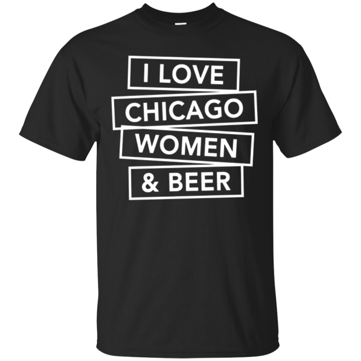 Love Chicago Beer Snob T-shirt