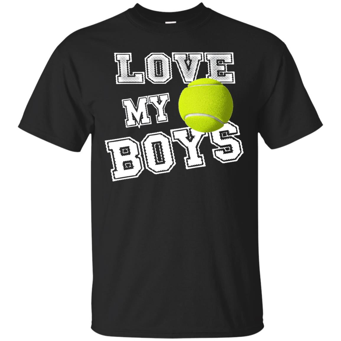 I Love My Mom Tennis Shirt For Moms