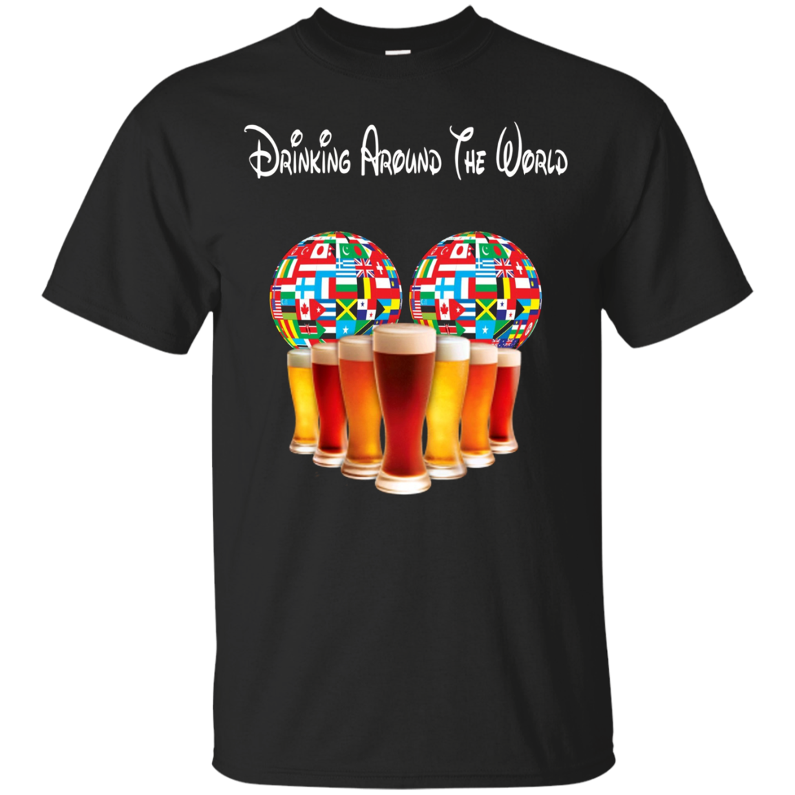 Drink Around The World Florida Vacation T-shirt Gift