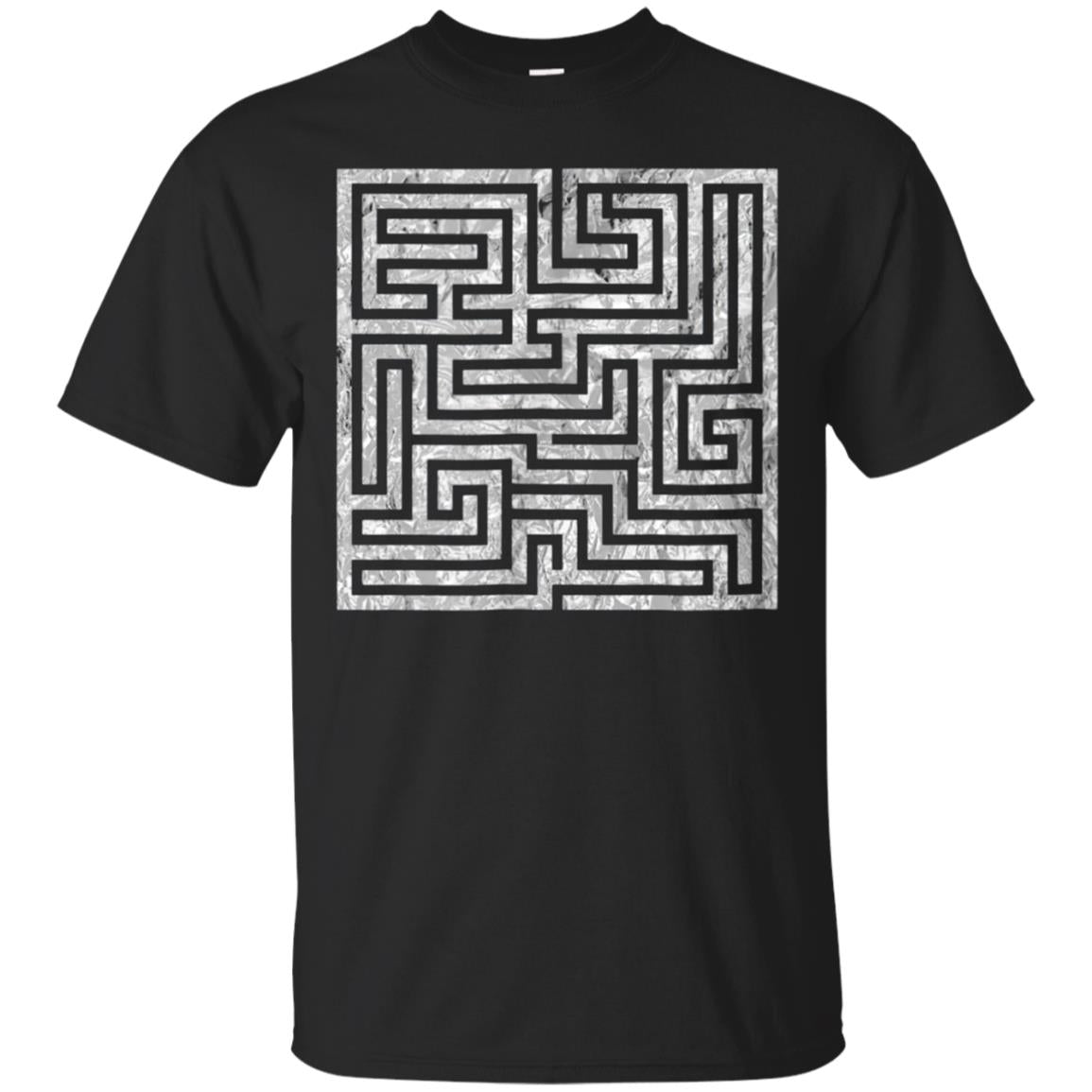 Labyrinth Maze Tshirt Gift Square Ancient Design Yoga Tee