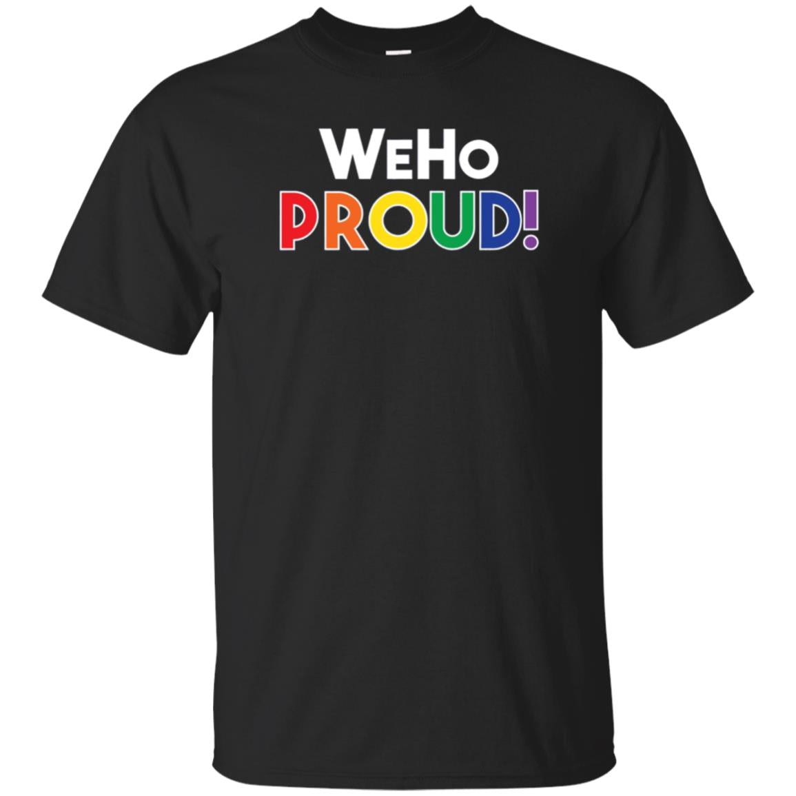 Weho Proud Lgbt Gay Pride T-shirt West Hollywood California