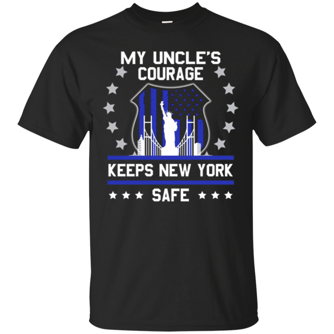 City Of New York Police Shirt To Support Police Uncle