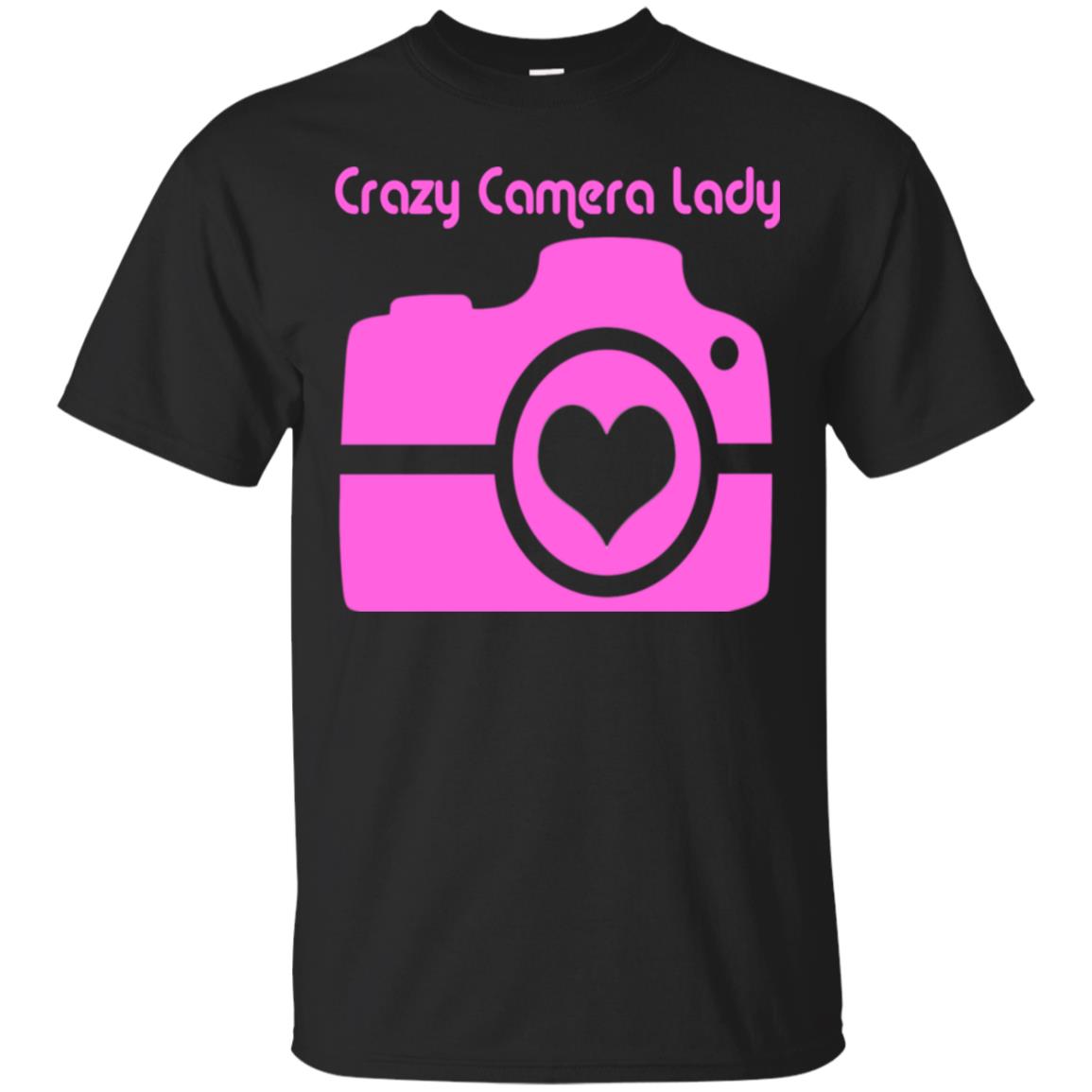 Crazy Camera Lady, Photography Tee For Photographer Shirts