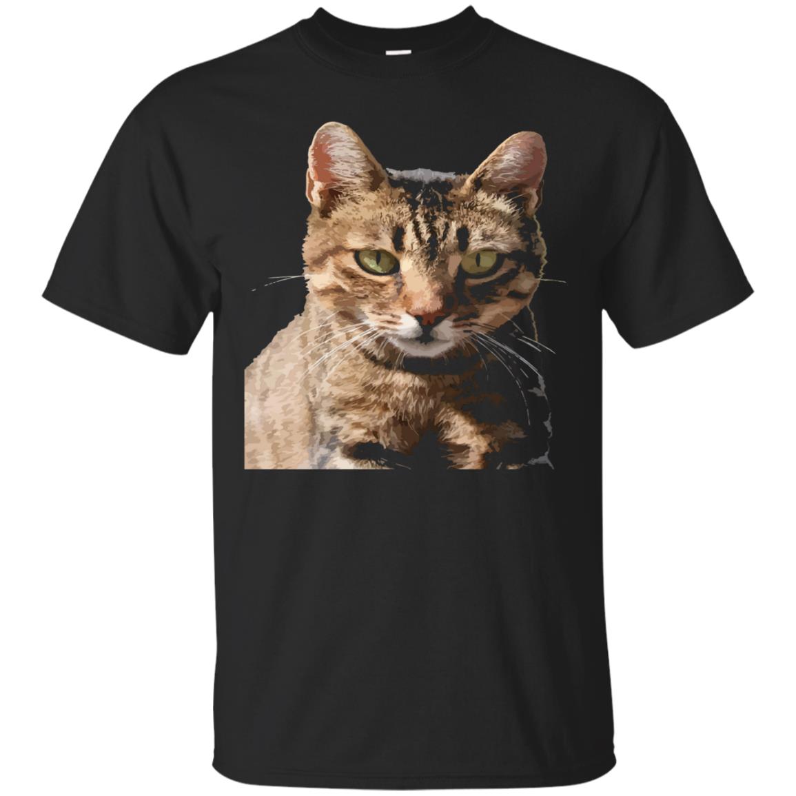 Cute Tabbie Tabby Cat Profile Vector T Shirt