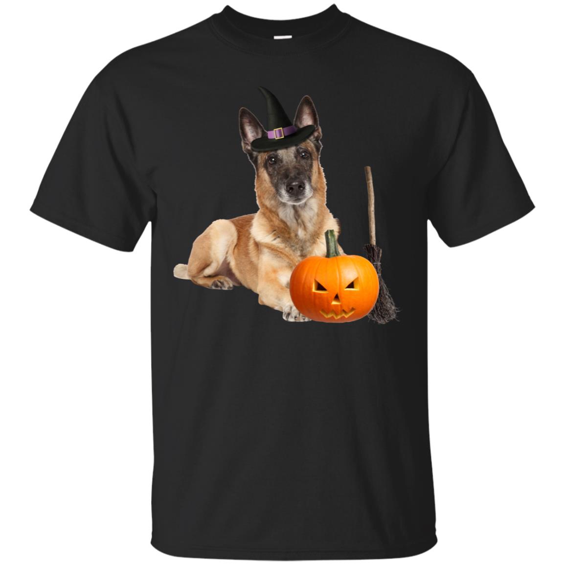 Belgian Malinois Witch Hat Halloween Dog Shirt