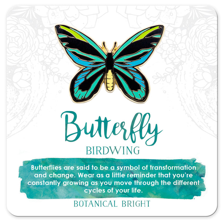 Swallowtail Butterfly Enamel Pin – Botanical Bright - Add a Little Beauty  to Your Everyday