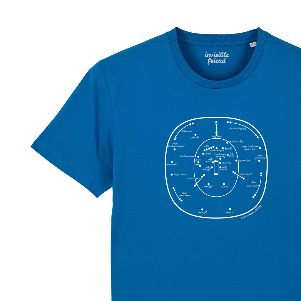 cricket fielding positions t shirt