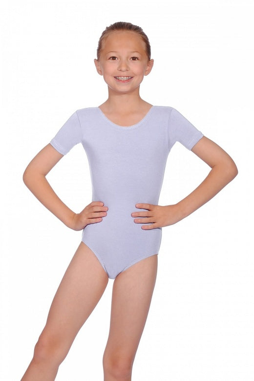 Short Sleeve Cotton Leotard Footlights Dance And Stagewear 