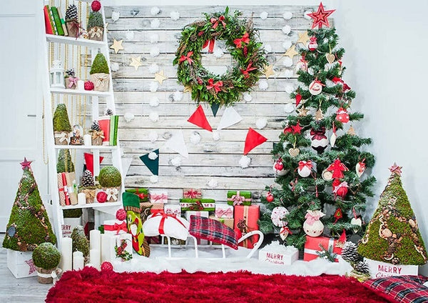 Living room photography backdrop Christmas background for sale - whosedrop