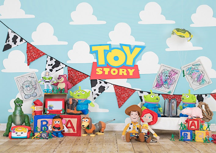 Shop Toy story backdrop children photography background - whosedrop