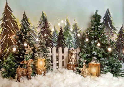 Shop Pine tree background christmas backdrop - whosedrop