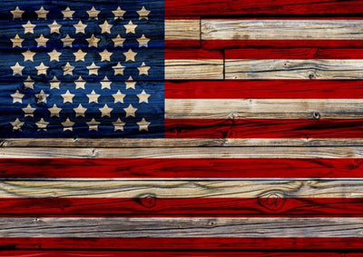 Shop American flag wooden backdrop independence day photo - whosedrop