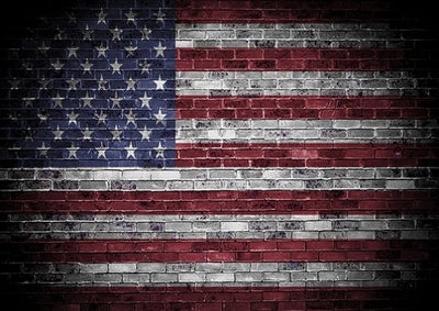 Shop American flag brick backdrop independence day photo - whosedrop