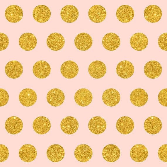 Shop Gold dot pattern pink backdrop newborn background - whosedrop