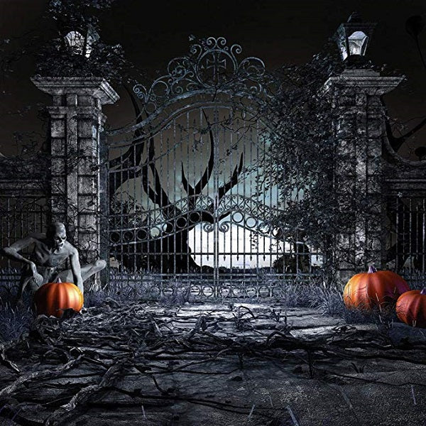 Halloween night background dry branches and skull for sale whosedrop