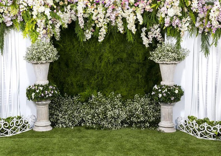 Wedding photography background flowers backdrop for sale - whosedrop