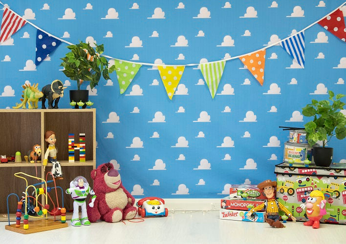 Shop Andy's room backdrop toy story background for child - whosedrop