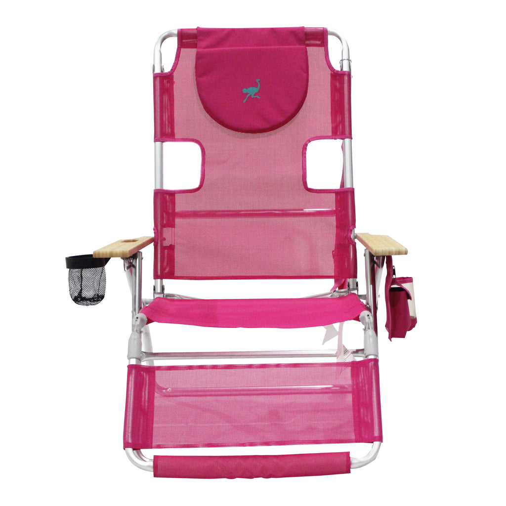 pink ostrich chair