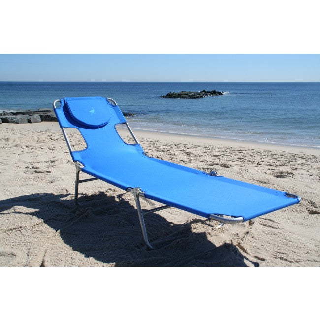 ostrich chaise lounge folding portable