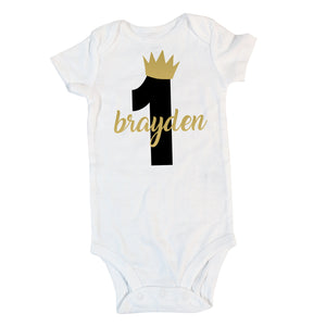 1st birthday boy shirt personalized