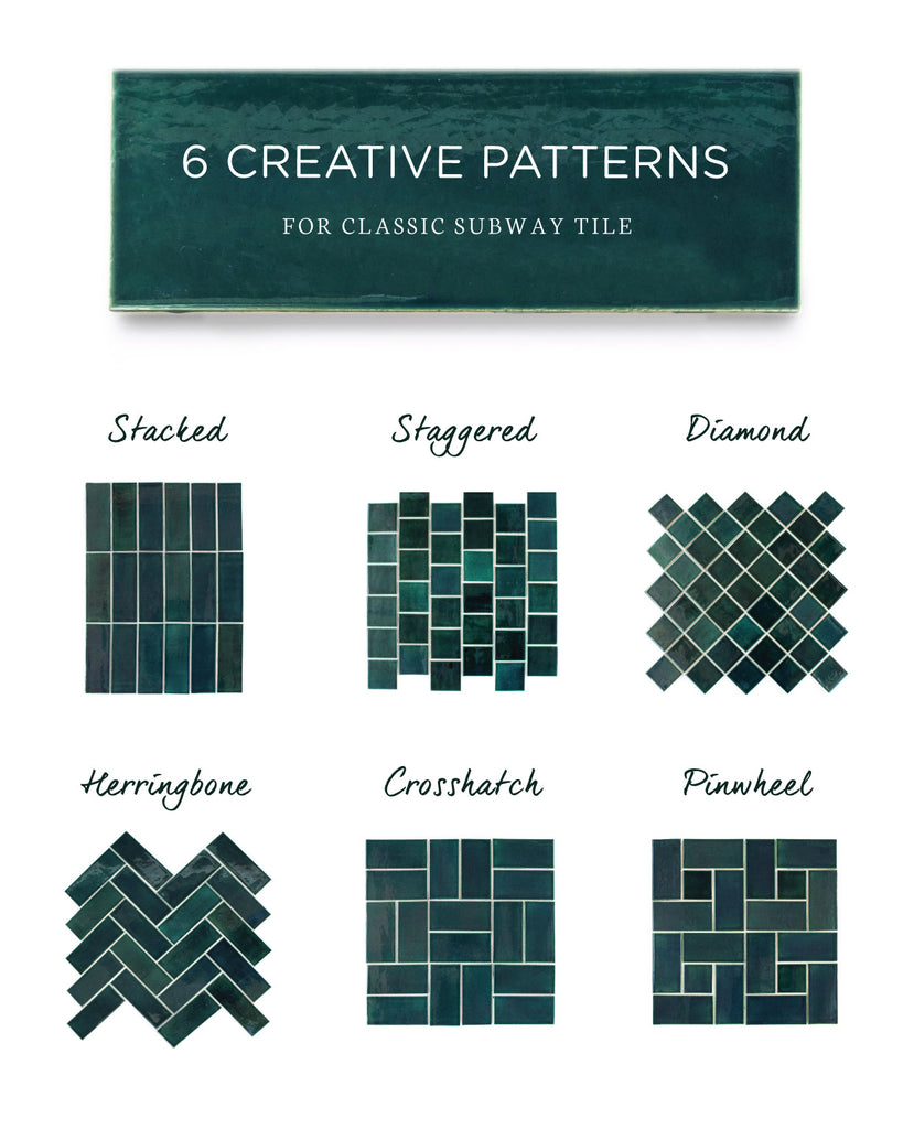 6 Creative Subway Tile Designs for Your Home Mercury Mosaics
