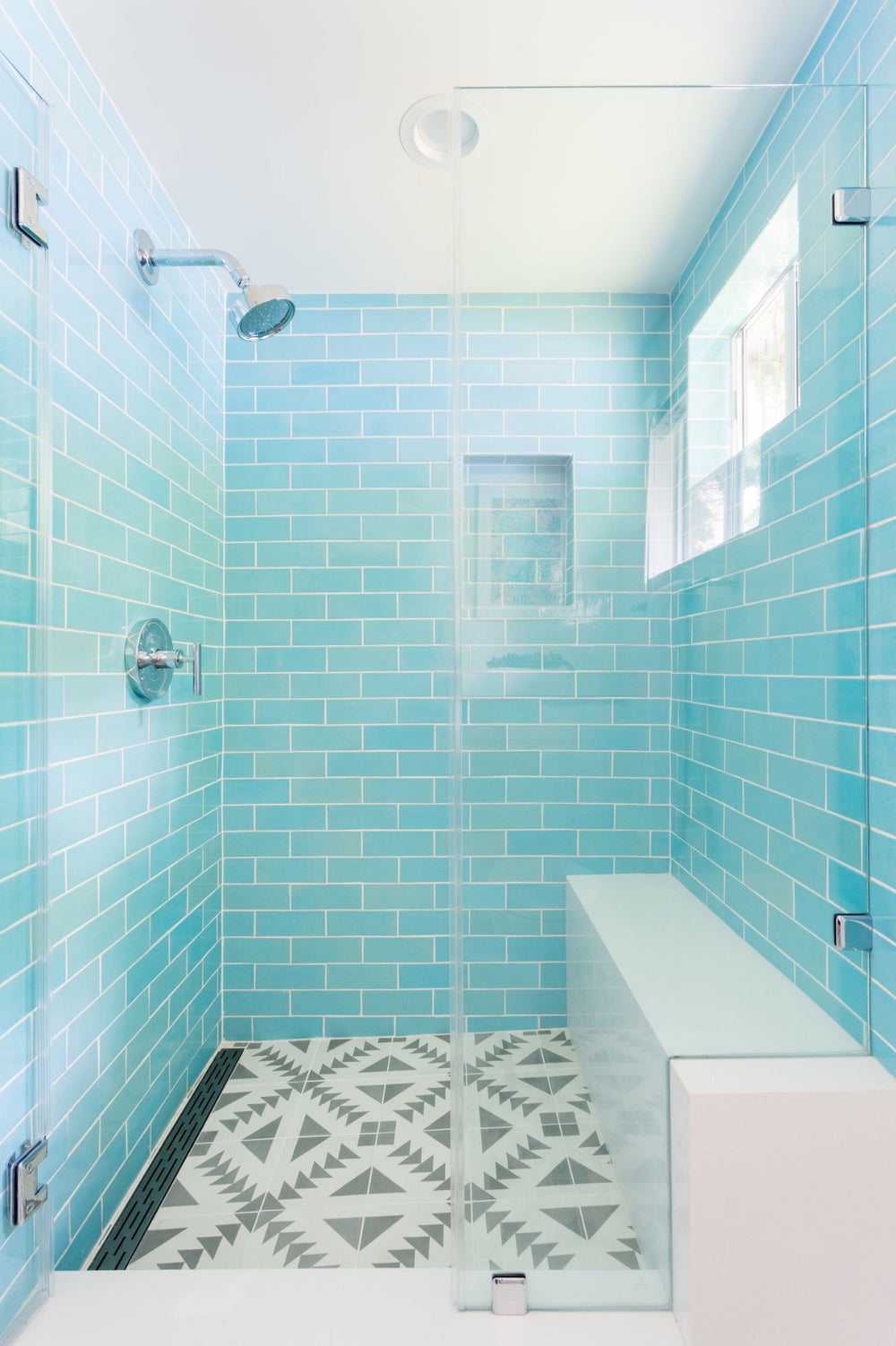 Handmade Ceramic Bathroom Tile Projects by Mercury Mosaics
